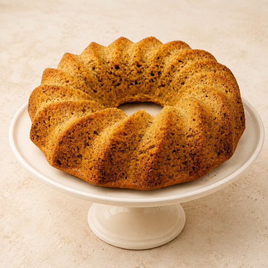Honey Sourdough Bundt Cake