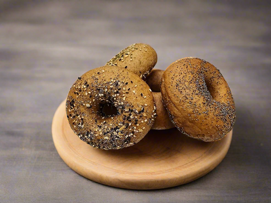 White Spelt Sourdough Bagels