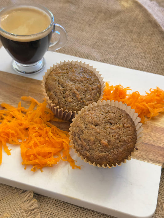 Einkorn Sourdough Carrot Muffins