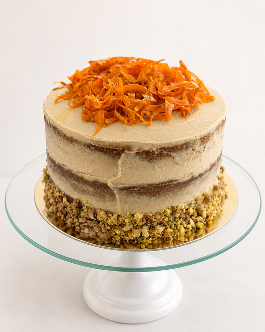 Spelt Sourdough Carrot Cake
